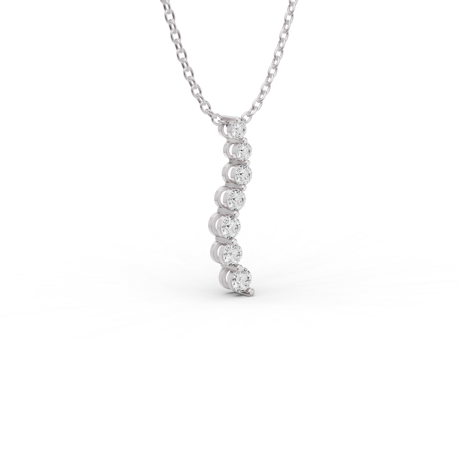 Journey Lab Grown Diamond Pendant in 14 Karat Gold