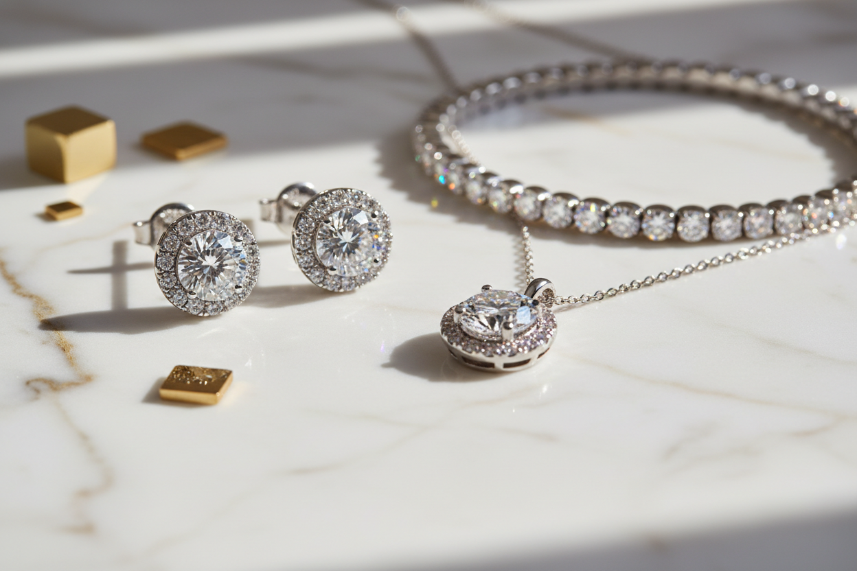 Lab Diamond Jewelry Sets